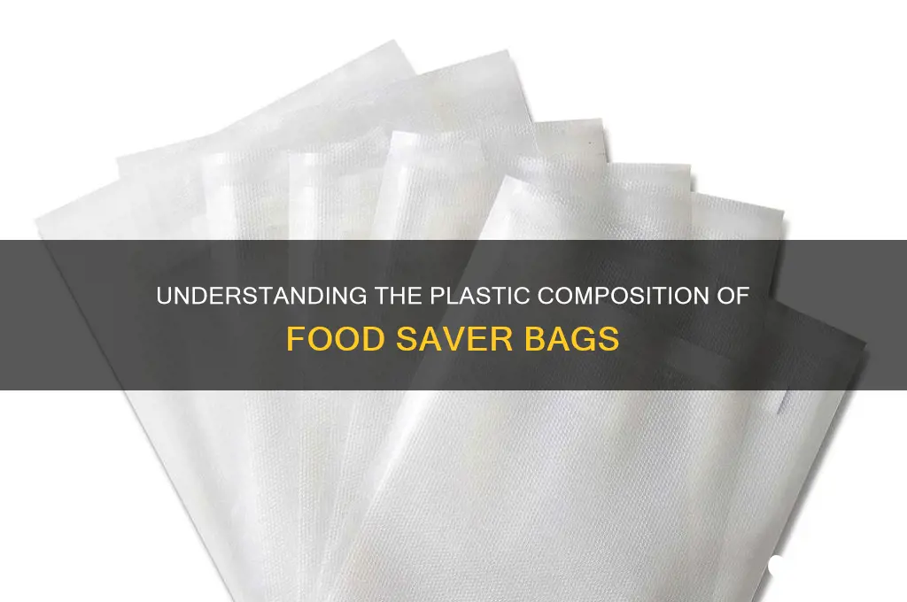what plastic are food saver bags made of