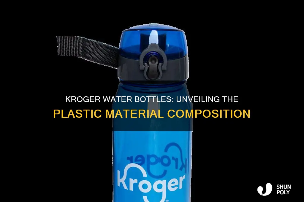 what plastic are kroger water bottles made of