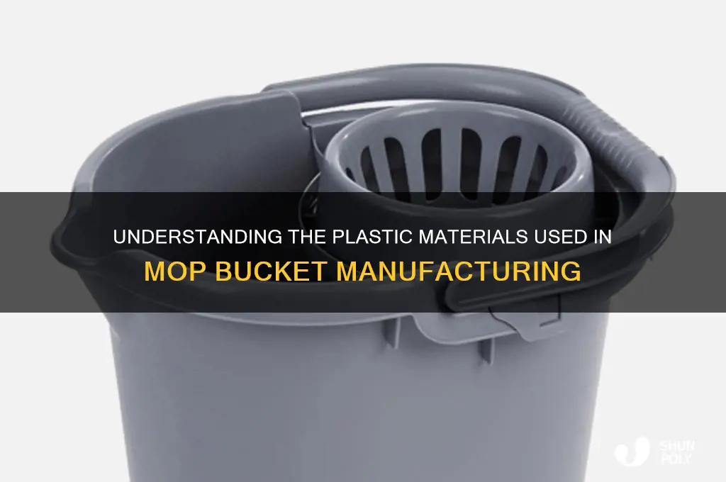 what plastic are mop buckets made of
