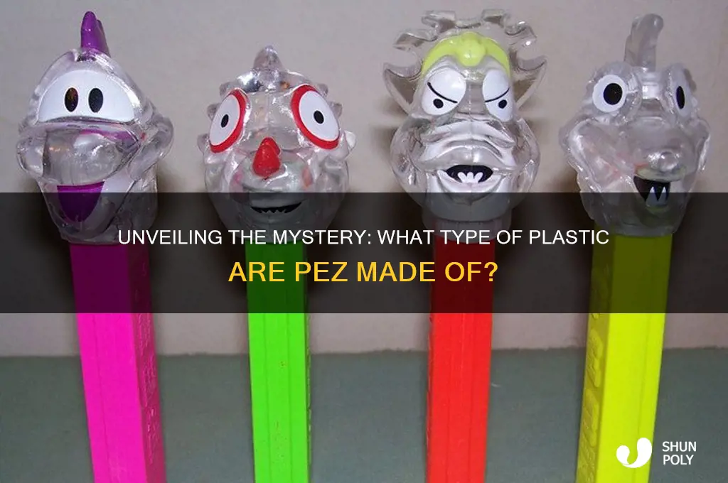 what plastic are pez made of