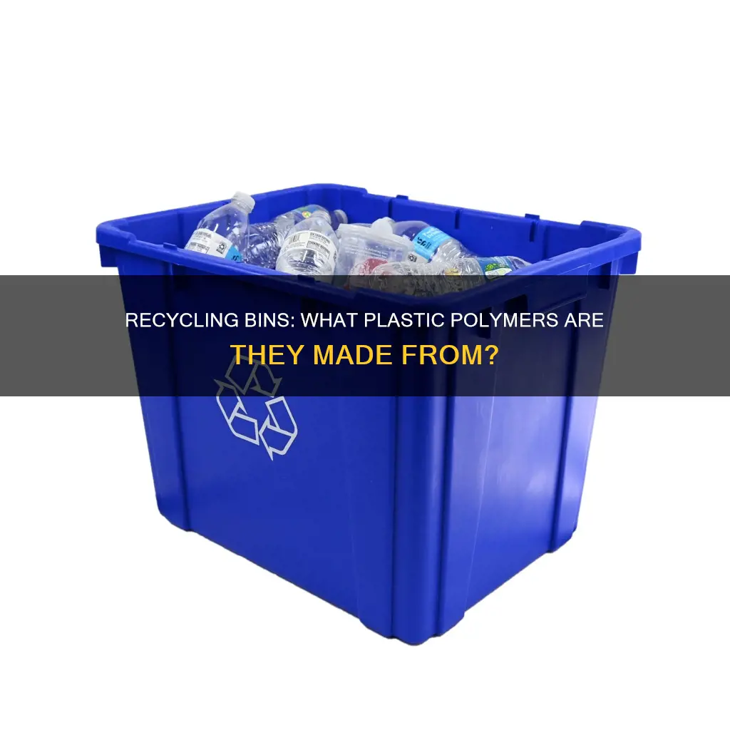 what plastic are recycling bins made from
