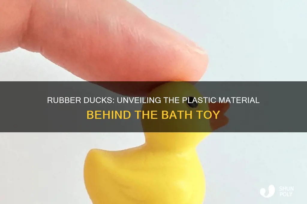 what plastic are rubber ducks made from