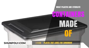 Sterilite Containers: Unveiling the Plastic Material Composition