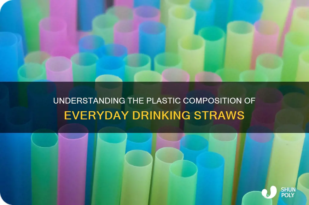 what plastic are straws made from