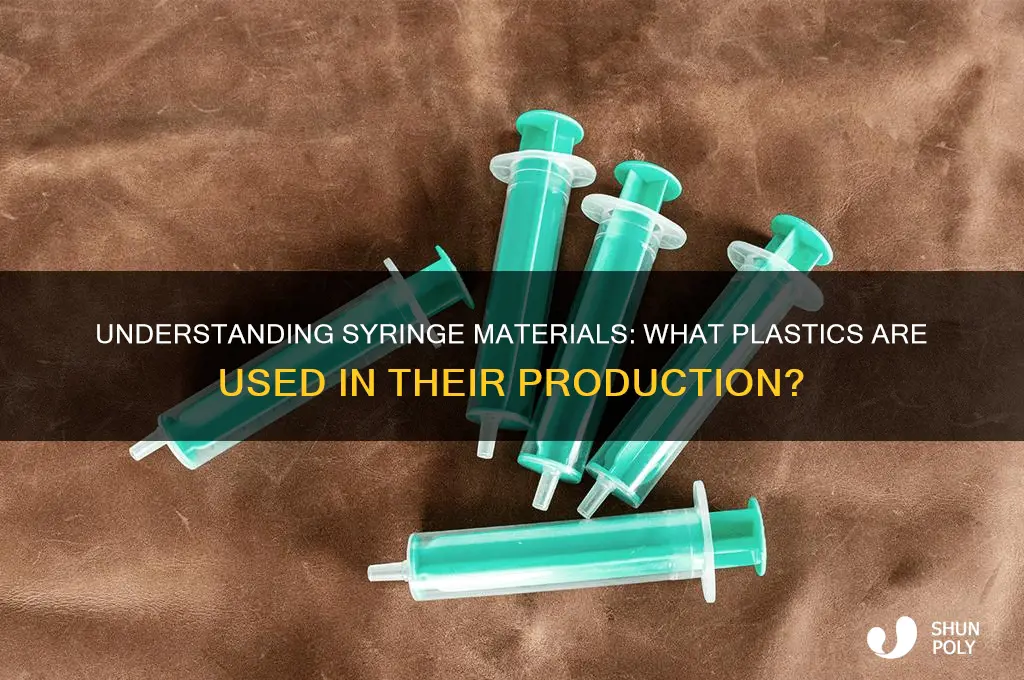 what plastic are syringes made of