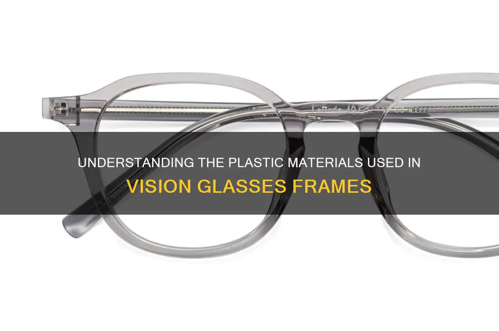 what plastic are vision glasses made out of