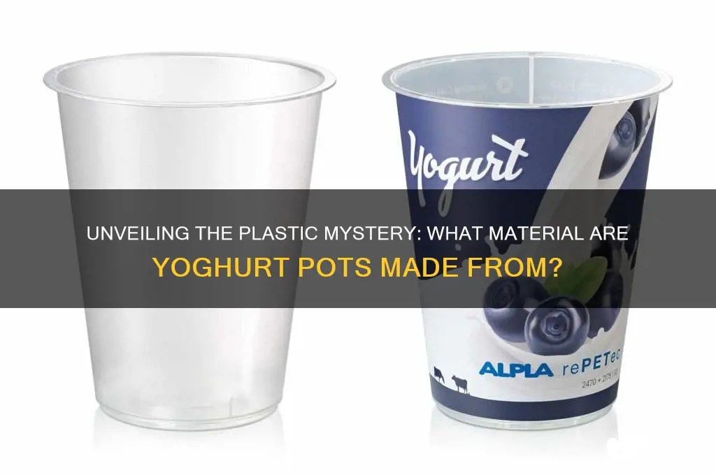 what plastic are yoghurt pots made from