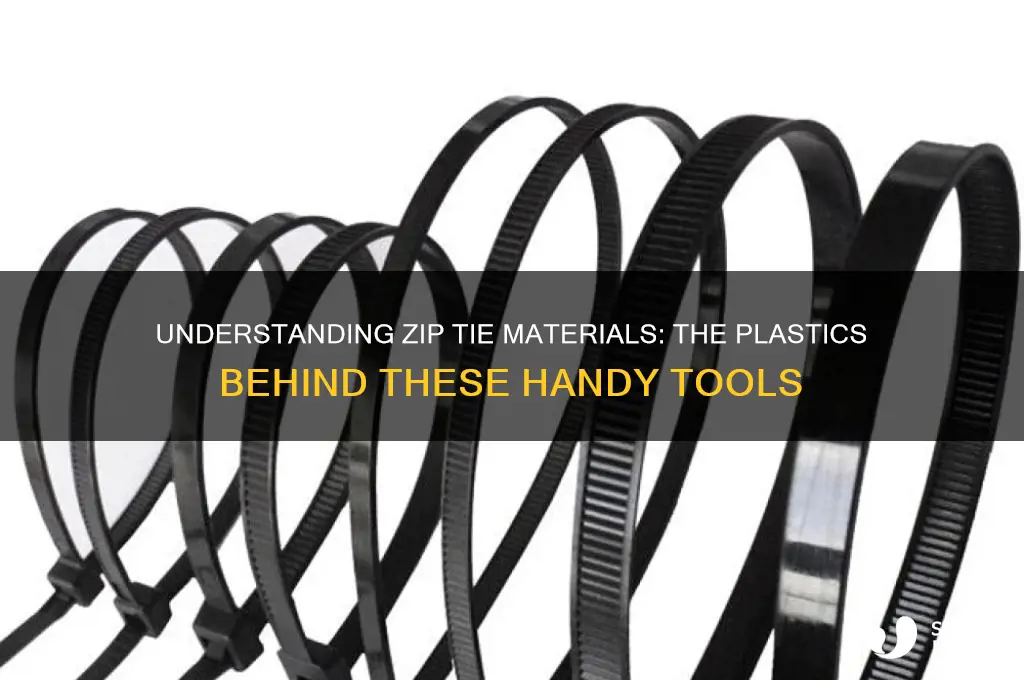what plastic are zip ties made of