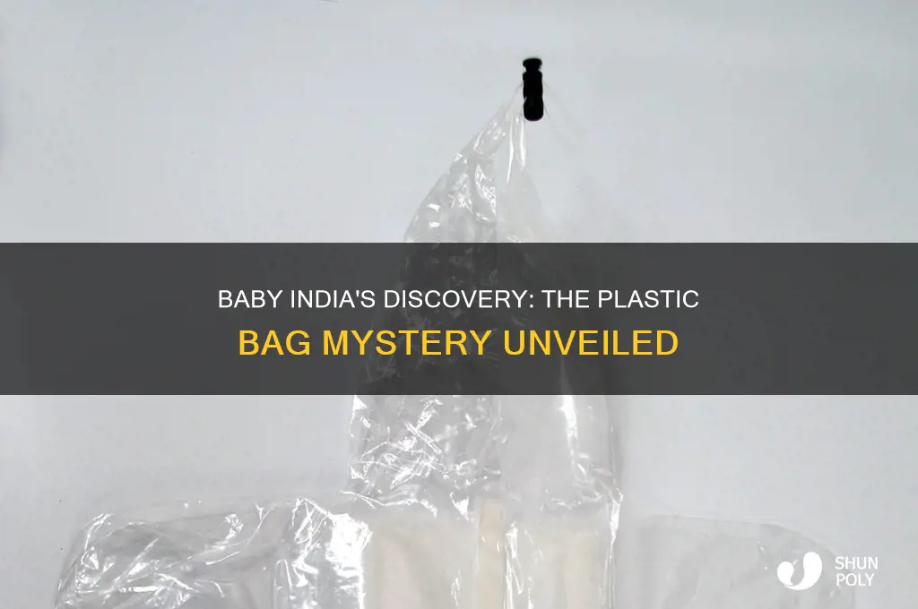 what plastic bag was baby india found in