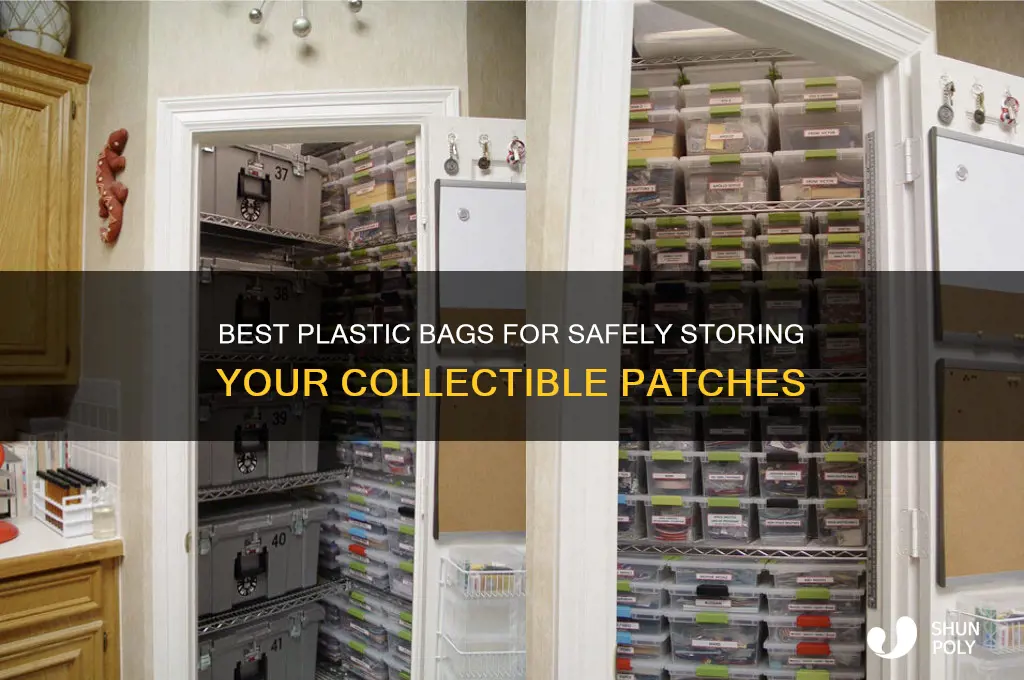 what plastic bags do you use for your collectible patches