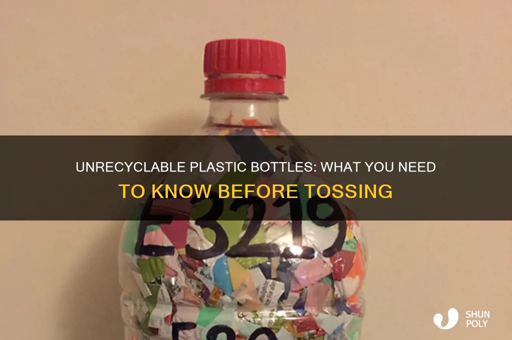 what plastic bottles are not recyclable