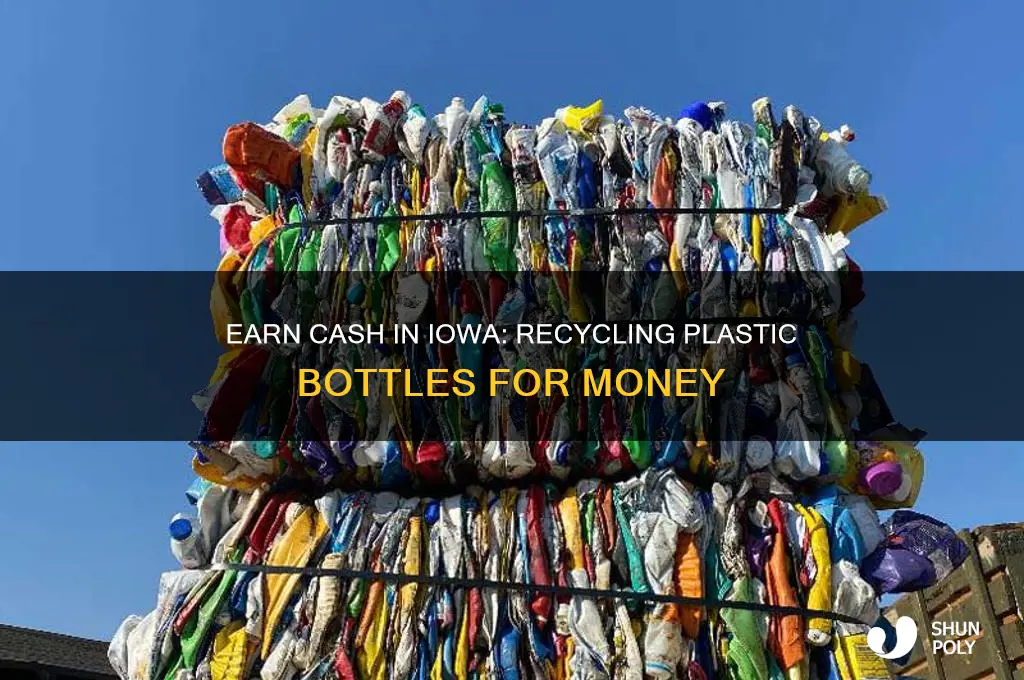 what plastic bottles can be recycled for money in iowa