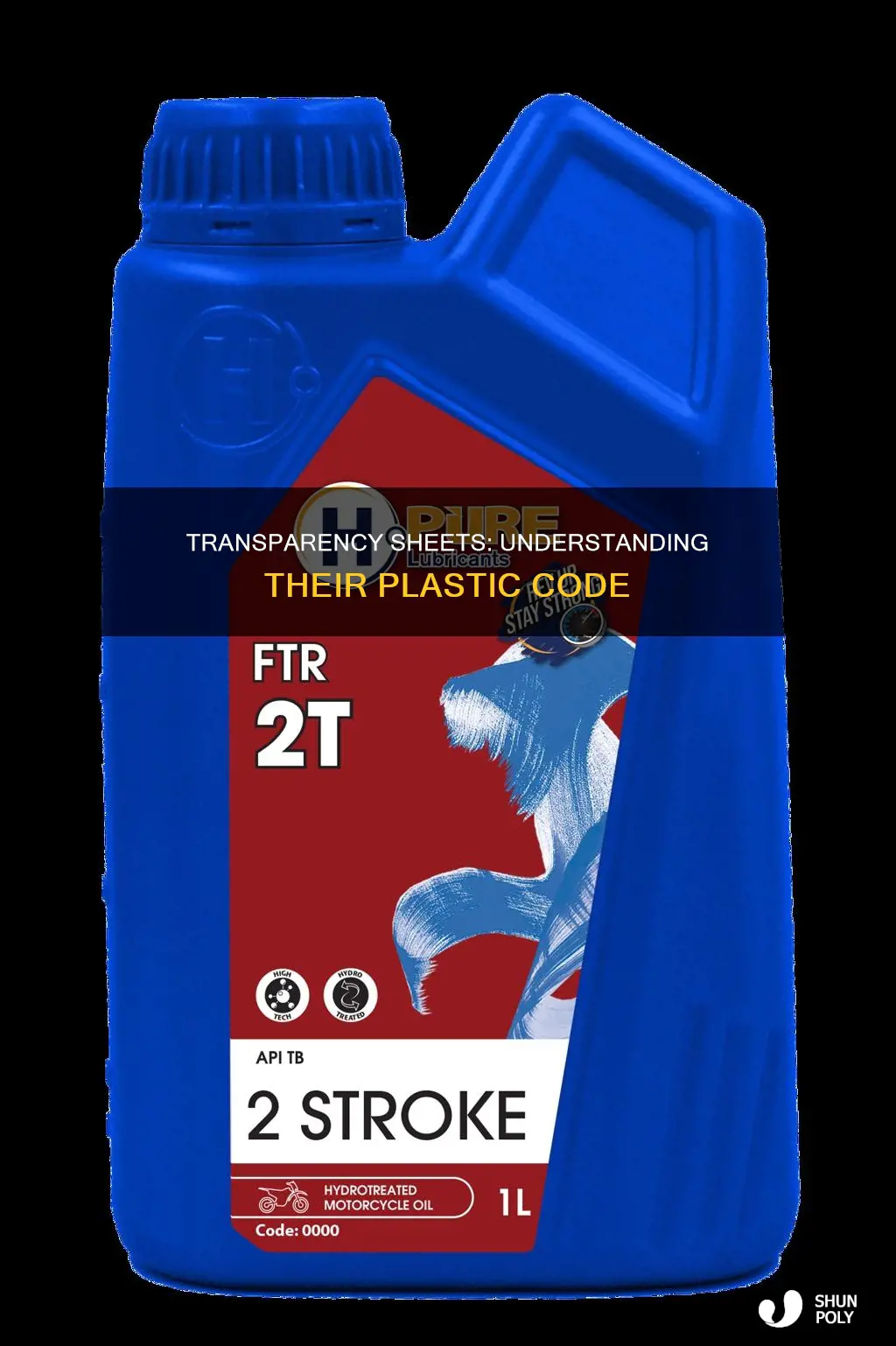what plastic code number are transparency sheets
