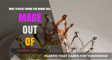 What Material Are Barbie Doll Plastic Crowns Made From?