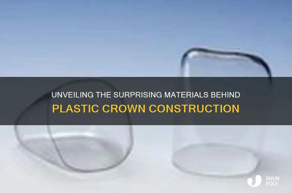 what plastic crown made out of
