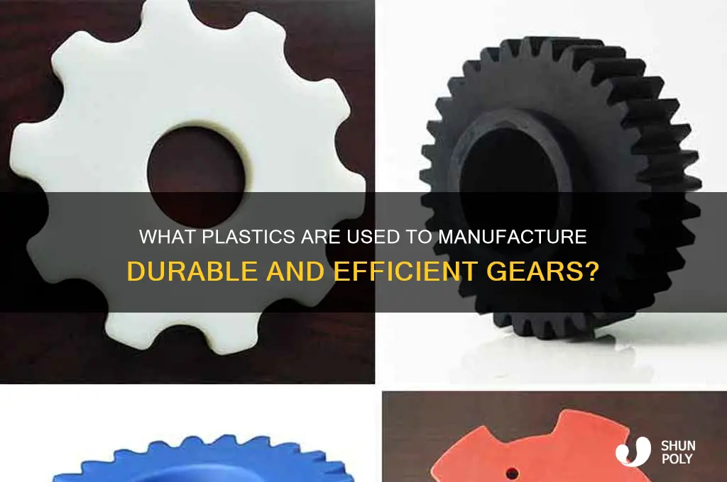 what plastic do they make gears from