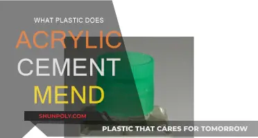 Acrylic Cement: Repairing Plastic Surfaces and Objects
