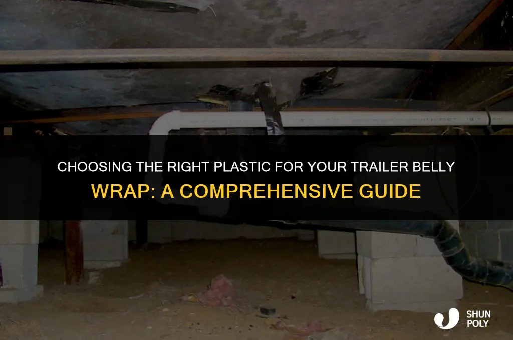 what plastic for trailer belly wrap