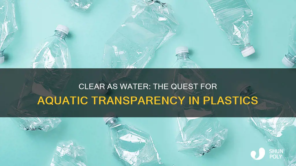 what plastic has same transparency as water