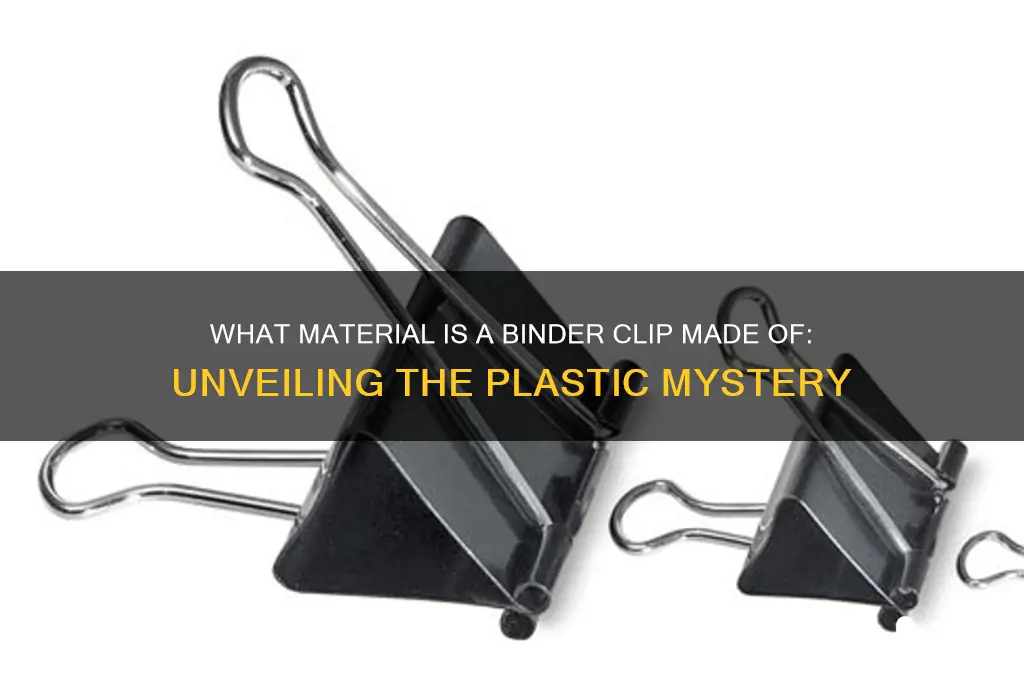 what plastic is a binder clip made of
