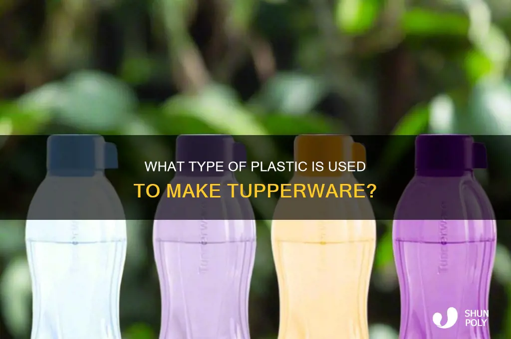what plastic is a tubberware made of