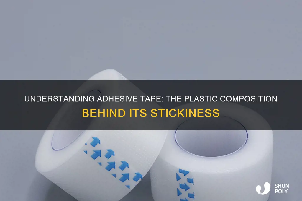 what plastic is adhesive tape made of