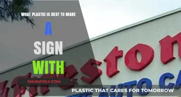 Choosing the Ideal Plastic Material for Durable and Vibrant Signs