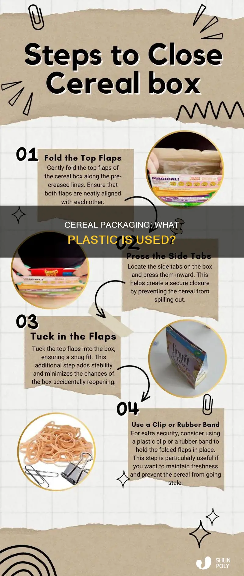 what plastic is cereal packaged in