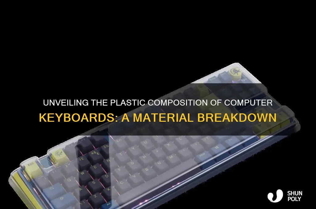 what plastic is computer keyboard made from