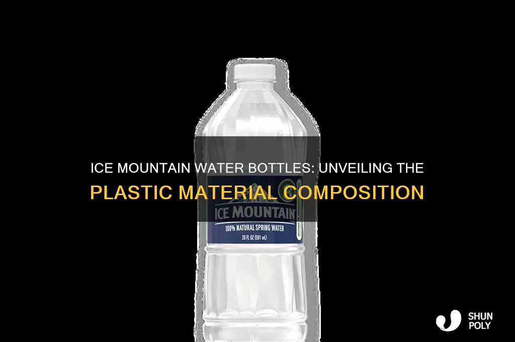 what plastic is ice mountain water bottles made