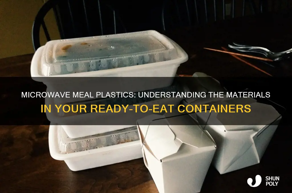 what plastic is microwave meal made of