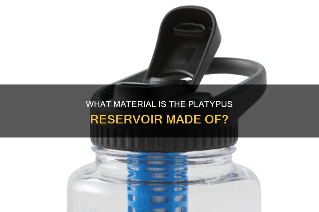 what plastic is platypus reservoir made of