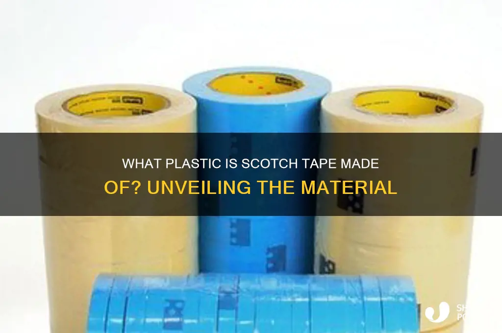 what plastic is scotch tape made of