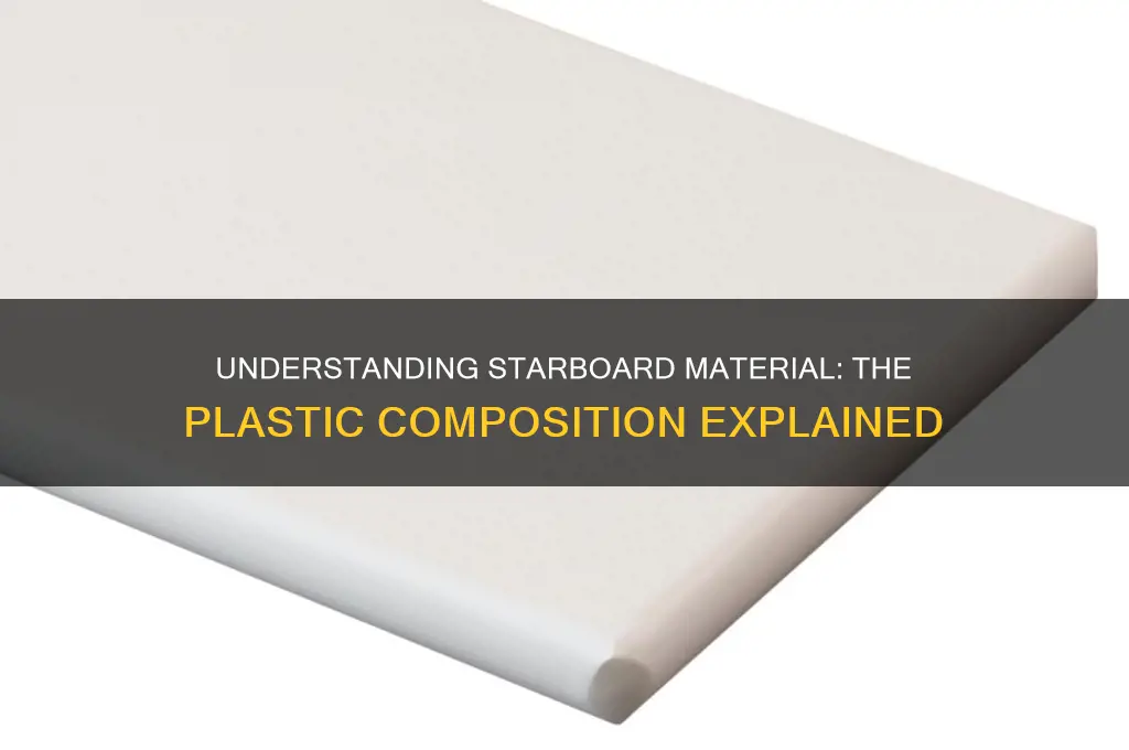 what plastic is starboard made out of
