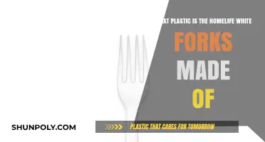 Homelife White Forks: Unveiling the Plastic Material Composition
