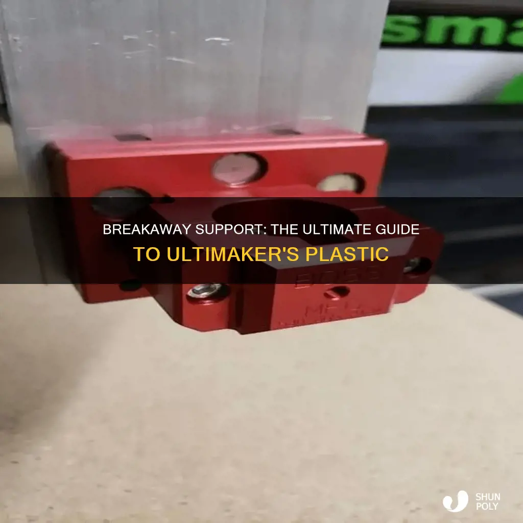 what plastic is ultimaker breakaway support