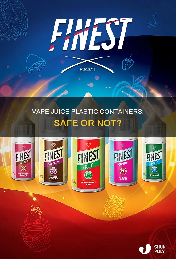 what plastic is vape juice stored in