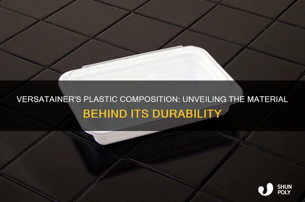 what plastic is versatainer made from