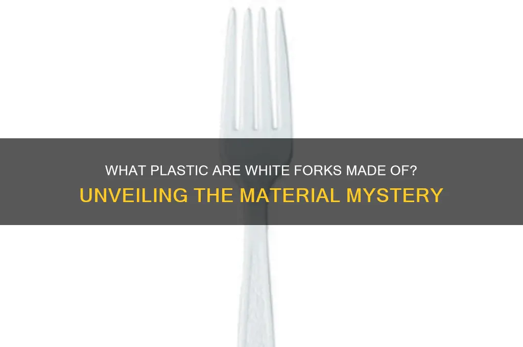 what plastic is white forks made