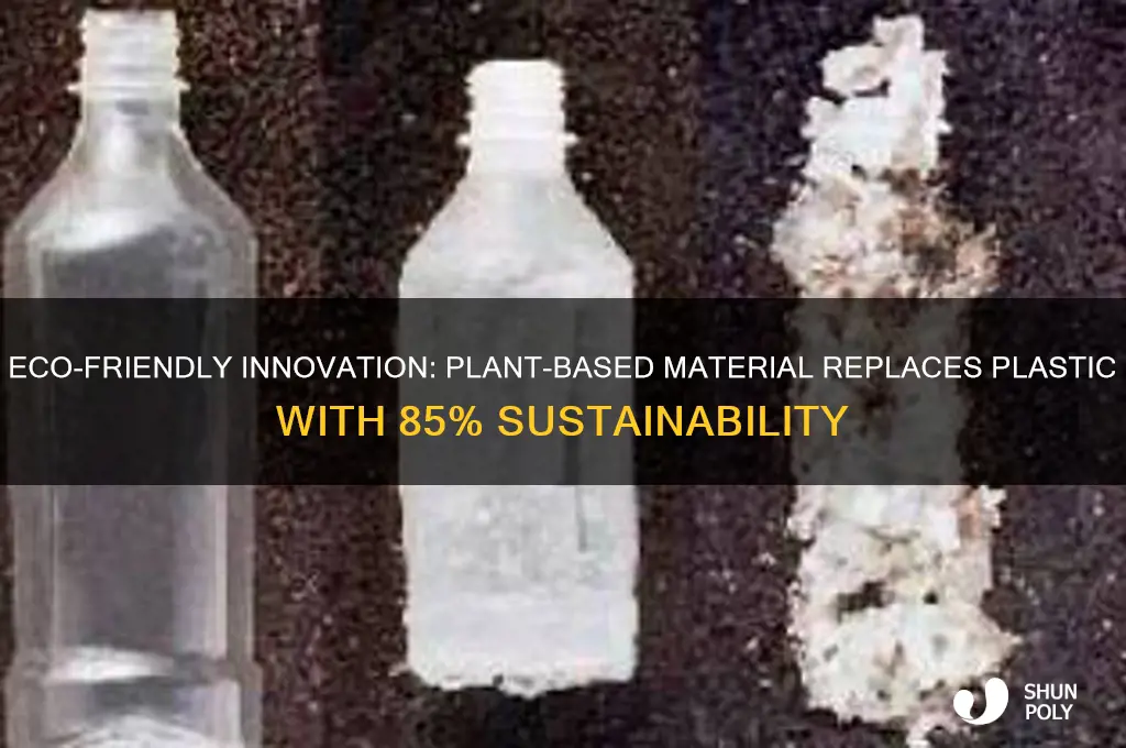 what plastic-like material is made from 85 plant material