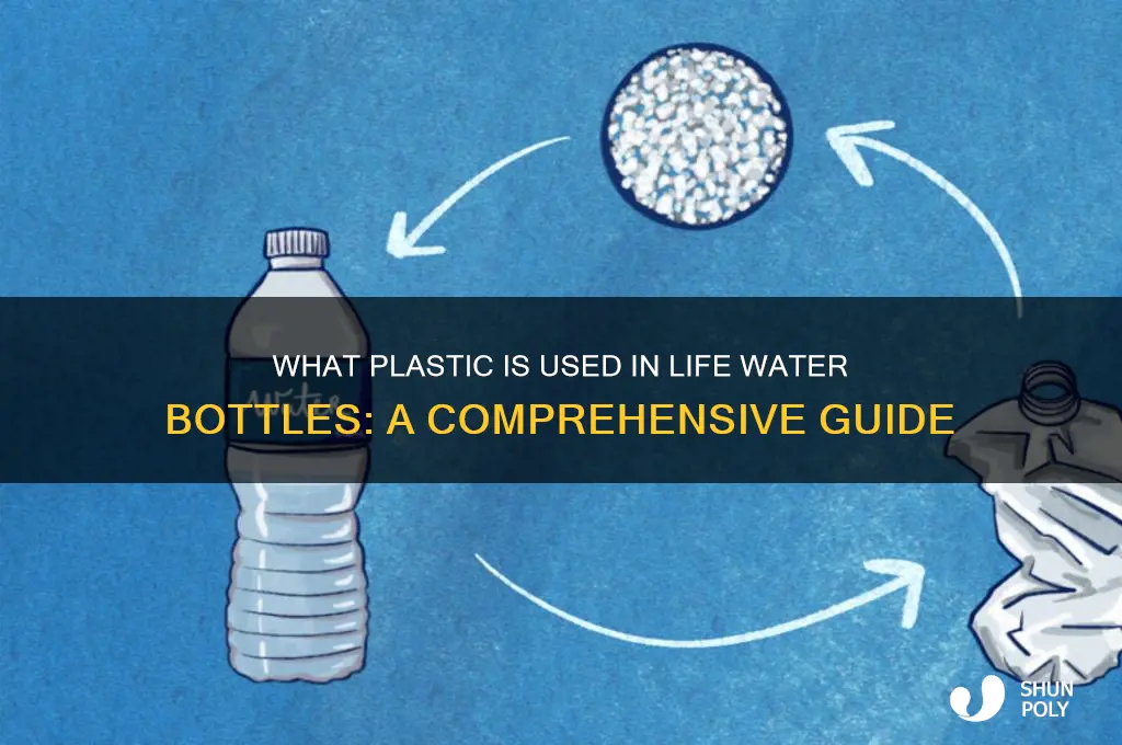 what plastic make the life water bottle