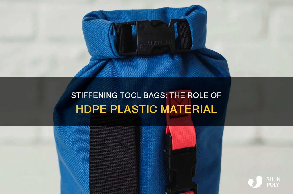 what plastic material is used to stiffen tool bags