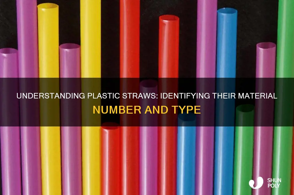 what plastic number are plaatic straws made of