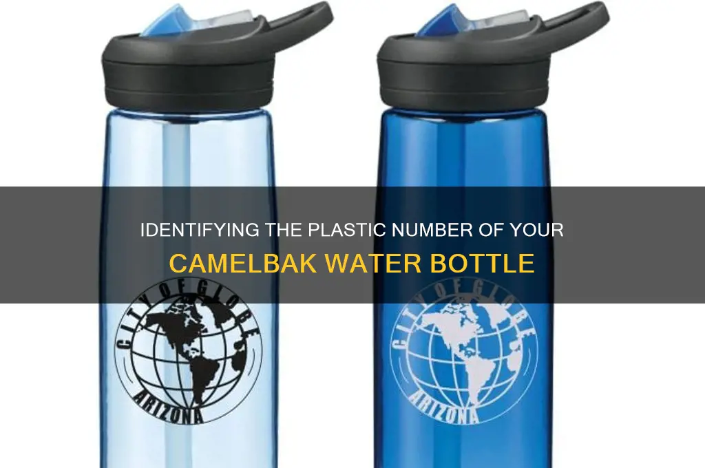 what plastic number is camelback watter bottle