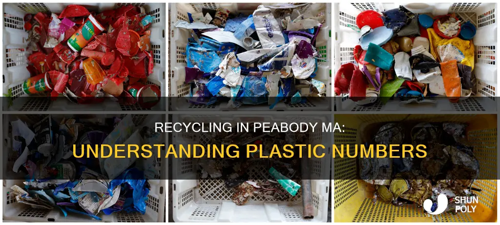 what plastic numbers are recyclable in peabody ma