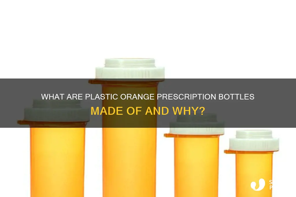 what plastic orange prescription bottles