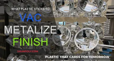 What Plastics Stick to Vac Metalized Finishes?