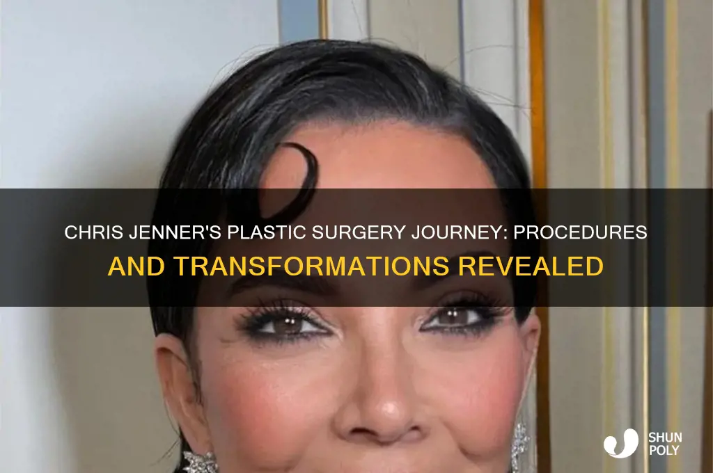 what plastic surgeries has chris jenner had