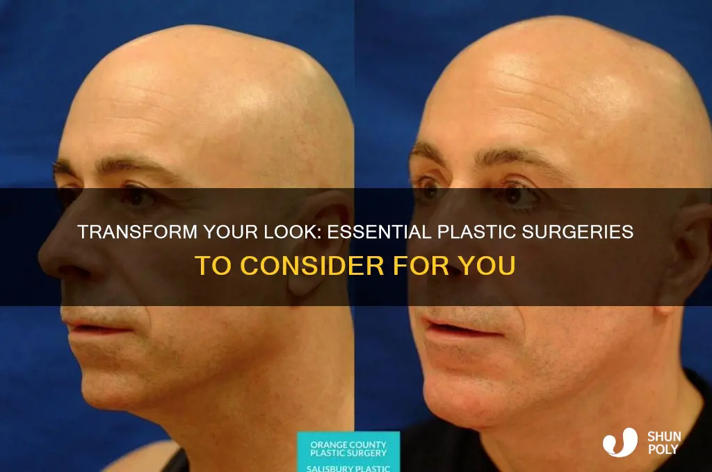 what plastic surgeries i need