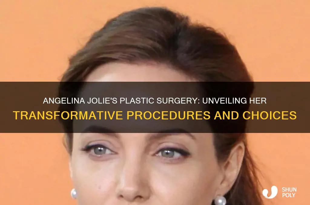 what plastic surgery did angelina get